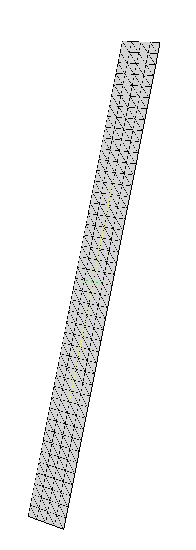 SFC mesh of thin panel